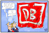 Cartoon: Bahn-Digitalisierung (small) by Kostas Koufogiorgos tagged karikatur,koufogiorgos,illustration,cartoon,digitalisierung,photoshop,image,logo,bahn,digitaltechnik