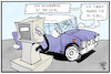 Cartoon: Benzinpreiserhöhung (small) by Kostas Koufogiorgos tagged karikatur,koufogiorgos,illustration,cartoon,benzin,auto,geld,benzinpreis,autofahrer