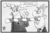 Cartoon: Beschränktes Europa (small) by Kostas Koufogiorgos tagged karikatur,koufogiorgos,illustration,cartoon,europa,oesterreich,schranke,grenze,schlagbaum,oesterreicher,flüchtlingspolitik,abschottung,zunge,sprechen