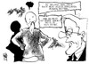 Cartoon: Bettina Wulff (small) by Kostas Koufogiorgos tagged bettina,wulff,intrige,klage,google,jauch,rufmord,cdu,karikatur,kostas,koufogiorgos