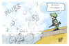 Cartoon: Bodenoffensive (small) by Kostas Koufogiorgos tagged karikatur,koufogiorgos,bodenoffensive,israel,gaza,soldat,wasser,kochen
