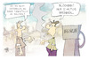 Cartoon: Brennende E-Autos (small) by Kostas Koufogiorgos tagged karikatur,koufogiorgos,eauto,benzin,feuer,rauchen,tankstelle