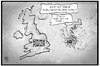Cartoon: Brexit (small) by Kostas Koufogiorgos tagged karikatur,koufogiorgos,illustration,cartoon,brexit,uk,grossbritannien,griechenland,insel,kurs,treiben,meer,abtreiben,europa,euroskeptiker,austritt,politik,eu,union