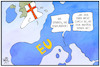 Cartoon: Brexit II (small) by Kostas Koufogiorgos tagged karikatur,koufogiorgos,illustration,cartoon,brexit,england,italien,em,finale