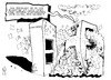 Cartoon: Bundesbank und EZB (small) by Kostas Koufogiorgos tagged ezb,bundesbank,staatsanleihe,wirtschaft,europa,euro,schulden,krise,bank,karikatur,kostas,koufogiorgos