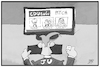 Cartoon: CDUTube (small) by Kostas Koufogiorgos tagged karikatur,koufogiorgos,illustration,pitch,ju,laschet,merz,röttgen,cdutube,digital,wahl,junge,union,politik