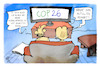 Cartoon: COP26 (small) by Kostas Koufogiorgos tagged karikatur,koufogiorgos,illustration,cartoon,cop26,mann,frau,umwelt,klima,auto