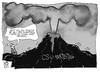 Cartoon: CSU-Parteitag (small) by Kostas Koufogiorgos tagged csu,parteitag,bayern,vulkan,michel,koalitionsverhandlung,karikatur,koufogiorgos