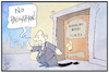 Cartoon: Cum Ex-Deal (small) by Kostas Koufogiorgos tagged karikatur,koufogiorgos,illustration,cartoon,cum,ex,scholz,passaran,deal,bank,wirtschaft