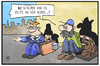 Cartoon: DAX-Absturz (small) by Kostas Koufogiorgos tagged karikatur,koufogiorgos,illustration,cartoon,dax,börse,märkte,broker,börsianer,bettler,obdachlos,arm,aktienindex,wirtschaft,kurs