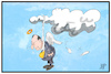 Cartoon: Der Sündenfall der FDP (small) by Kostas Koufogiorgos tagged karikatur,koufogiorgos,illustration,cartoon,fdp,liberale,genscher,suizid,selbstmord,partei,wolke,himmel,schande,thueringen