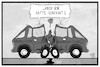 Cartoon: Die Groko-NoGroko-Tour (small) by Kostas Koufogiorgos tagged karikatur,koufogiorgos,illustration,cartoon,groko,nohroko,auto,unfall,kollision,vorfahrt,crash,spd,regierungsbildung,streit,politik,partei