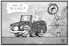 Cartoon: Diesel-Fahrverbot (small) by Kostas Koufogiorgos tagged karikatur,koufogiorgos,cartoon,diesel,merkel,fahrverbot,umwelt,luft,verschmutzung,auto,verkehr
