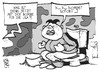 Cartoon: Eine Bombe für die USA (small) by Kostas Koufogiorgos tagged nordkorea,kim,jong,un,usa,bombe,angriff,nuklear,waffen,krieg,konflikt,karikatur,kostas,koufogiorgos