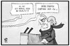 Cartoon: Eiszeit mit der CSU (small) by Kostas Koufogiorgos tagged karikatur,koufogiorgos,illustration,cartoon,merkel,cdu,csu,eiszeit,streit,rede,erklärung,bundestag,generaldebatte