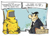 Cartoon: Endlagersuche (small) by Kostas Koufogiorgos tagged atommüll,endlager,stuttgart,21,bahnhof,unterirdisch,bahn,energie,umwelt,karikatur,kostas,koufogiorgos