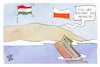 Cartoon: EU-Asylreform (small) by Kostas Koufogiorgos tagged karikatur,koufogiorgos,eu,asylreform,schiff,migraten,untergang,flüchtlinge