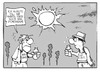 Cartoon: Europäische Hitzewelle (small) by Kostas Koufogiorgos tagged europa,norden,süden,wetter,klima,sonne,hitzewelle,umwelt,karikatur,koufogiorgos