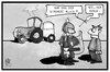 Cartoon: Faire Milch (small) by Kostas Koufogiorgos tagged karikatur,koufogiorgos,illustration,cartoon,milch,milchbauer,polizei,eu,europa,preisverfall,milchwirtschaft,agrar,weiss,schwarz,block,demonstration,gewalt