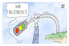 Cartoon: FDP steht zur Ampel (small) by Kostas Koufogiorgos tagged karikatur,koufogiorgos,ampel,fdp,partei,abgrund