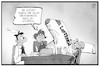 Cartoon: Finanzhilfen für die Lufthansa (small) by Kostas Koufogiorgos tagged karikatur,koufogiorgos,illustration,cartoon,lufthansa,staatshilfe,steuerzahler,steuern,michel,bund,wirtschaft,flugzeug,airline