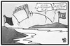 Cartoon: Flüchtlingspaket (small) by Kostas Koufogiorgos tagged karikatur,koufogiorgos,illustration,cartoon,europa,tuerkei,flüchtlingspolitik,paket,pakt,flüchtlingspaket,schicken,politik,eu,abkommen