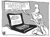 Cartoon: FRITZ!Box (small) by Kostas Koufogiorgos tagged karikatur,illustration,cartoon,koufogiorgos,fritzbox,router,internet,sicherheit,datenschutz,datenklau,michel,computer,technik,modem