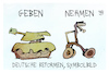 Cartoon: Geben und nehmen (small) by Kostas Koufogiorgos tagged karikatur,koufogiorgos,symbolbild,sparen,nehmen,geben,reform,militär,sozial
