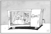 Cartoon: Glutofen Griechenland (small) by Kostas Koufogiorgos tagged karikatur,koufogiorgos,illustration,cartoon,griechenland,mikrowelle,backofen,glutofen,hitzewelle,sommer,klimawandel