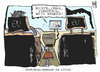 Cartoon: GPSchäuble (small) by Kostas Koufogiorgos tagged schäuble,europa,gps,navi,kommissar,auto,währung,eu,karikatur,kostas,koufogiorgos