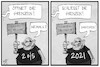 Cartoon: Grenzschließungen (small) by Kostas Koufogiorgos tagged karikatur,koufogiorgos,illustration,cartoon,grenzschließung,ausländer,rechtsextremismus,eu,europa,corona,pandemie,diktatur,2015,2021,unterschied