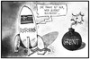 Cartoon: Griechenland (small) by Kostas Koufogiorgos tagged karikatur,koufogiorgos,illustration,cartoon,griechenland,reform,rakete,bombe,grexit,euro,europa,bankrott,wettlauf,zeit,politik