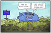 Cartoon: Griechenland (small) by Kostas Koufogiorgos tagged karikatur,koufogiorgos,illustration,cartoon,griechenland,sparschwein,geld,ezb,europa,zentralbank,geldschwemme,flut,bankrott,wirtschaft