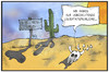 Cartoon: Griechenlands Liquidität (small) by Kostas Koufogiorgos tagged karikatur,koufogiorgos,illustration,cartoon,griechenland,wüste,dürre,trockenheit,liquidität,kaktus,gerippe,sand,wirtschaft,bonität