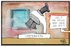 Cartoon: Groko (small) by Kostas Koufogiorgos tagged karikatur,koufogiorgos,illustration,cartoon,groko,zustimmung,umfrage,mikroskop,klein,groß,partei,regierung,spd,union,cdu,csu