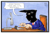 Cartoon: Hacker im US-Wahlkampf (small) by Kostas Koufogiorgos tagged karikatur,koufogiorgos,illustration,cartoon,hacker,trump,usa,wahlkampf,computer,einfluss,betrug,präsident