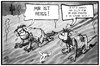 Cartoon: Hitzewelle (small) by Kostas Koufogiorgos tagged karikatur,koufogiorgos,illustration,cartoon,hitzewelle,wüste,klima,wetter,deutschland,hoch,annelie,sommer,temperatur