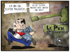 Hollande und Le Pen