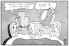 Cartoon: Homeoffice (small) by Kostas Koufogiorgos tagged karikatur,koufogiorgos,illustration,cartoon,homeoffice,mann,frau,paar,studie,statistik,diagramm