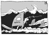 Cartoon: Internetzensur (small) by Kostas Koufogiorgos tagged illustration,koufogiorgos,karikatur,türkei,erdogan,gül,internet,zensur,facebook,twitter,surfen,meer,hai,freiheit,medien,kontrolle,politik