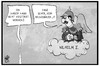 Cartoon: Kaiser Franz (small) by Kostas Koufogiorgos tagged karikatur,koufogiorgos,illustration,cartoon,kaiser,wilhelm,franz,beckenbauer,dfb,skandal,wolke,monarchie,adel,sport,fussball