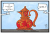 Cartoon: Kaisers Tengelmann (small) by Kostas Koufogiorgos tagged karikatur,koufogiorgos,illustration,cartoon,kaisers,tengelmann,supermarkt,einzelhandel,kette,markt,kanne,kaffeekanne,zerschlagen,kaputt,logo,wirtschaft