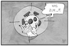 Cartoon: Kampf gegen Corona (small) by Kostas Koufogiorgos tagged karikatur,koufogiorgos,illustration,cartoon,corona,bundeswehr,zielrohr,fadenkreuz,pandemie,virus,stuttgart,gesundheit,krankheit