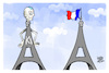 Cartoon: KI-Gipfel in Paris (small) by Kostas Koufogiorgos tagged karikatur,koufogiorgos,ki,paris,eiffelturm