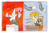 Cartoon: Klatschen für Scholz (small) by Kostas Koufogiorgos tagged karikatur,koufogiorgos,scholz,klatschen,haushalt,umfrage,bundeskanzler,spd