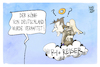 Cartoon: Königreich Deutschland (small) by Kostas Koufogiorgos tagged karikatur,koufogiorgos,königreich,reichsbürger,musiker,rio,reiser,könig,deutschland,haft