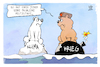 Cartoon: Krieg und Klima (small) by Kostas Koufogiorgos tagged karikatur,koufogiorgos,weltklimabericht,eisbär,klima,krieg,bombe,bär,ukraine,klimakrise