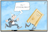Cartoon: Lockdown-Verlängerung (small) by Kostas Koufogiorgos tagged karikatur,koufogiorgos,illustration,cartoon,lockdown,verlängerung,michel,pandemie,öffnung,schließen,corona