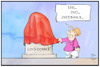 Cartoon: Lockdown II (small) by Kostas Koufogiorgos tagged karikatur,koufogiorgos,illustration,cartoon,lockdown,enthüllung,kunst,skulptur,corona,pandemie,erwartung