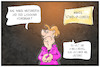 Cartoon: Lockdown von O bis O (small) by Kostas Koufogiorgos tagged karikatur,koufogiorgos,illustration,cartoon,merkel,bühne,winterreifen,lockdown,regel,witz,bundeskanzlerin,ostern,oktober